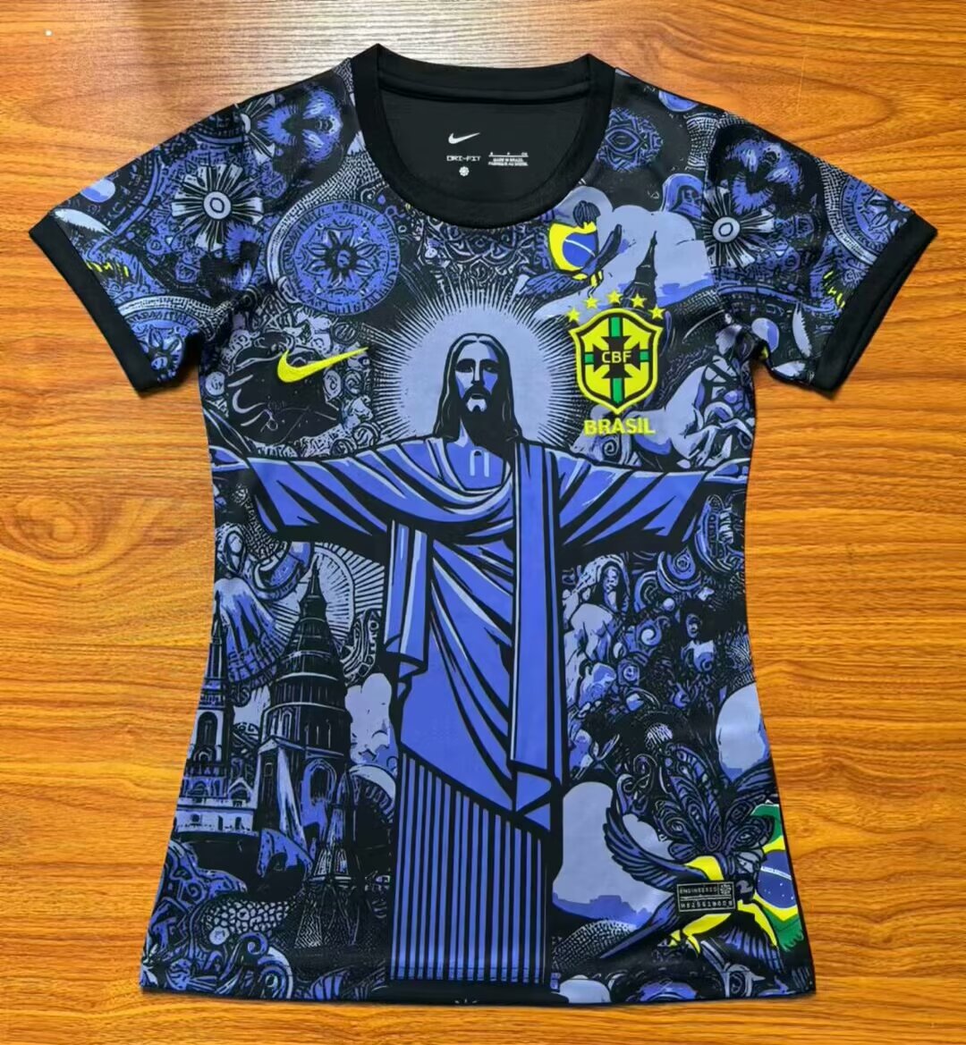 2024 Brazil Special Edition Women Football Shirt Thai Quality