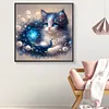 Flowers And Kittens-Full Round Diamond Painting 30*30CM