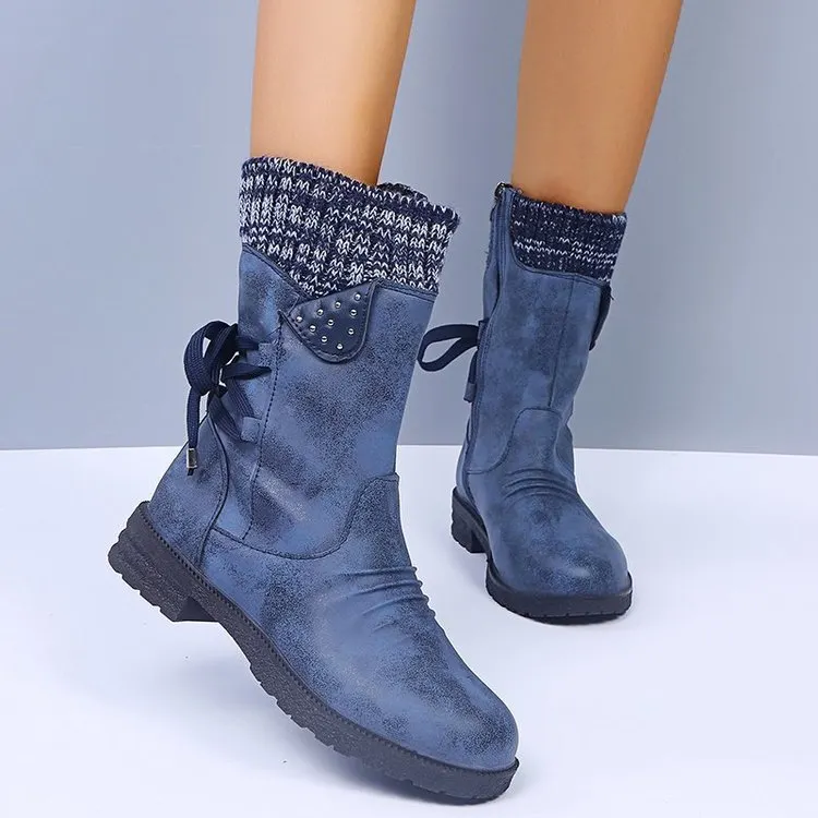 Churchf Churchf Size Martin Boots Female 2023 Fall And Winter New Thick Heel Strap In The Tube Women's Boots Wish Fall And Winter