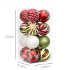 16PCS Creative Painting 8CM Decor Balls for Christmas Tree