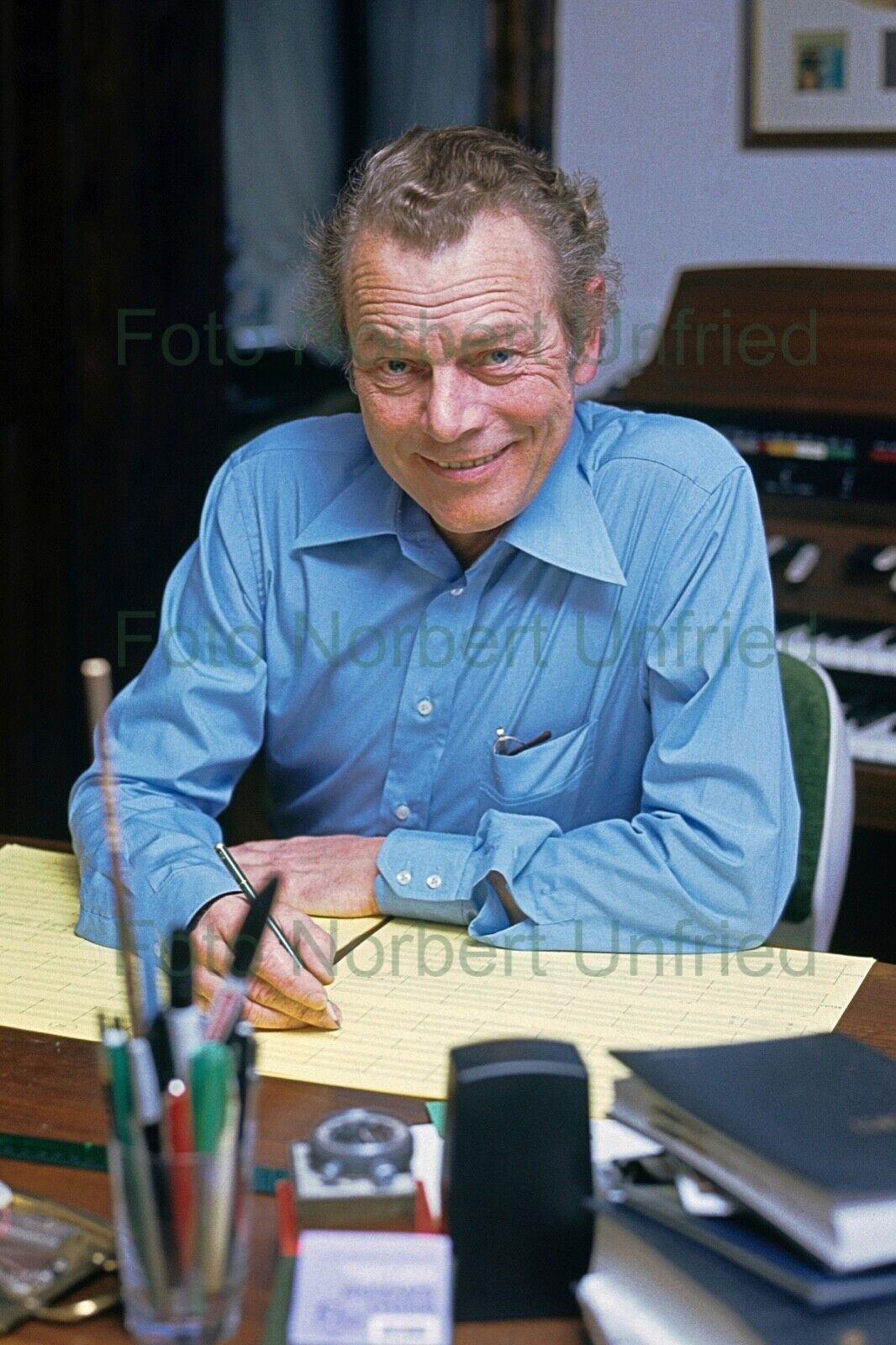 Bert Kaempfert 10 X 15 CM Photo Poster painting Without Autograph (Star-32