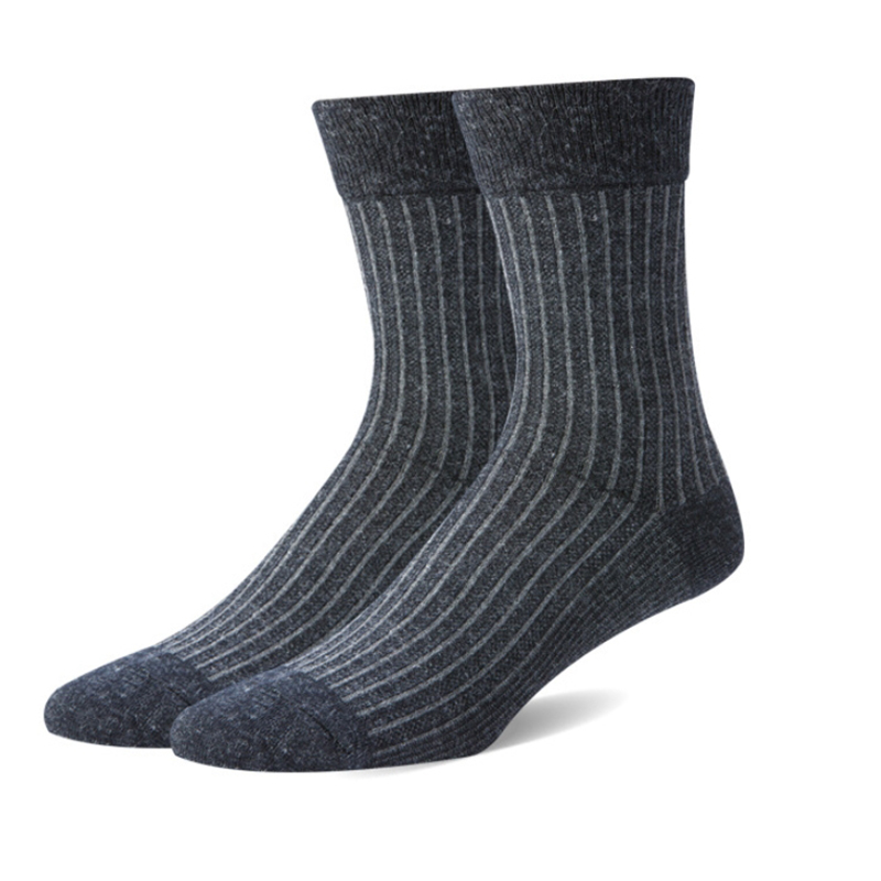 Comstylish Men's Autumn And Winter Warm Striped Socks