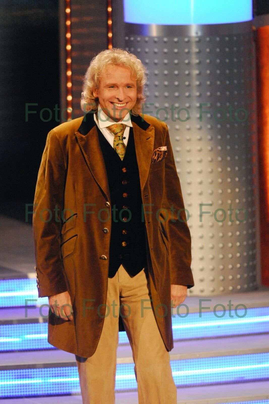 Thomas Gottschalk Film Radio Music Star Photo Poster painting 20 X 30 CM Without Autograph (Be-5