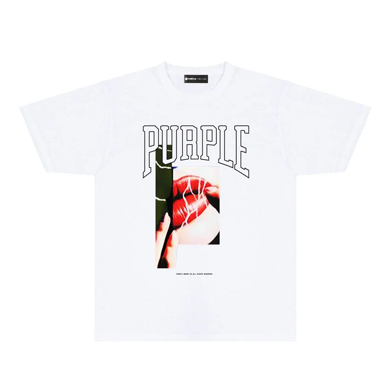 Purple fashion T-shirt