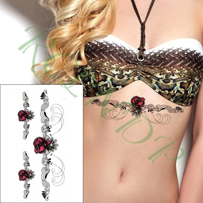 Waterproof Temporary Tattoo Sticker Butterfly Fake Tatto Flash Tatoo leg Arm hand foot tatouage for Girl Women lady