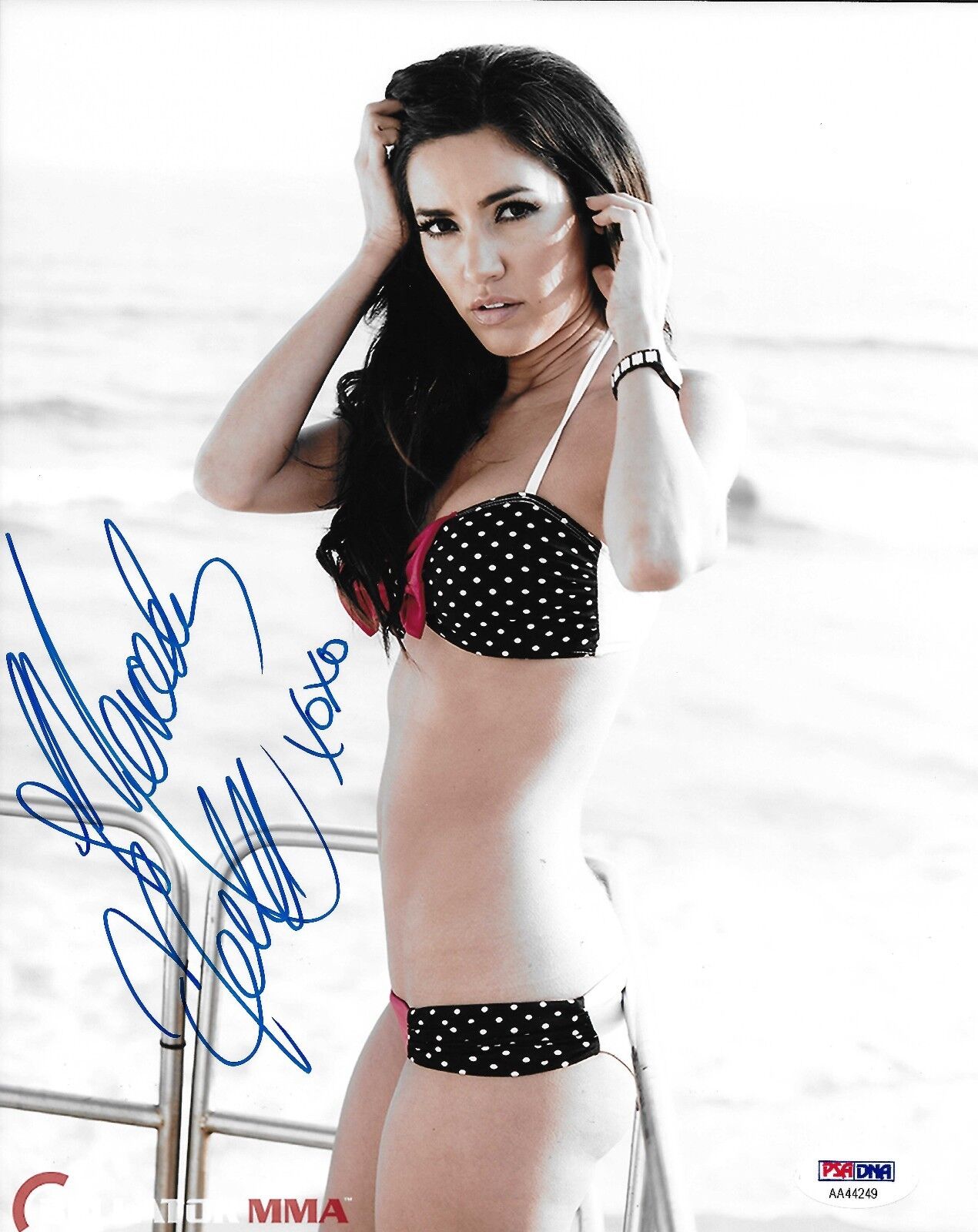 Mercedes Terrell Signed 8x10 Photo Poster painting PSA/DNA COA Bellator MMA Picture Autograph 1