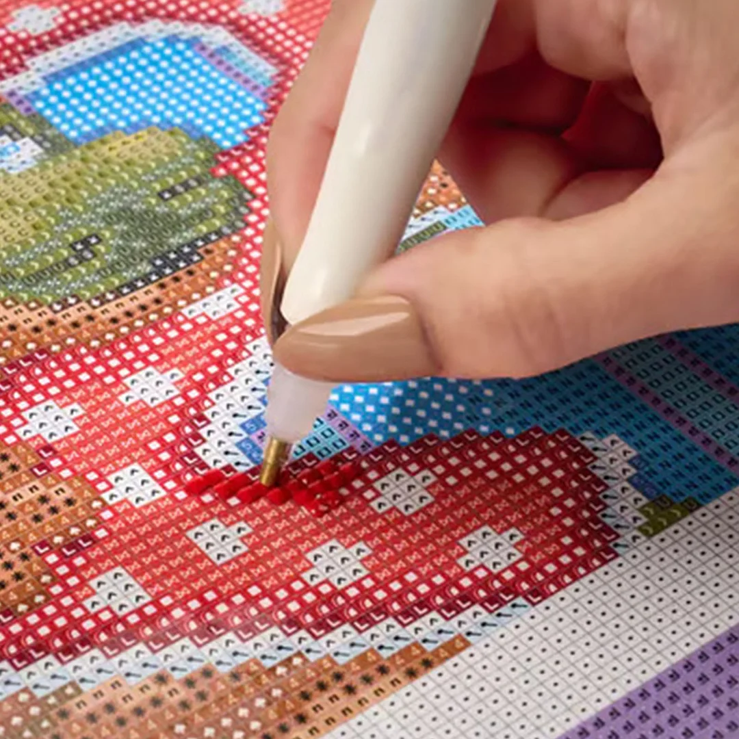 2026 Diamond Art Painting Calendar DIY Wall Calendar 12-Month Flip Wall Calendar