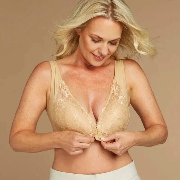 FRONT CLOSURE 5D SHAPING PUSH UP COMFY WIRELESS BRA(3 PCS)