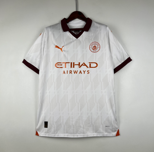 2023/2024 Manchester City White Football Shirt Thai Quality