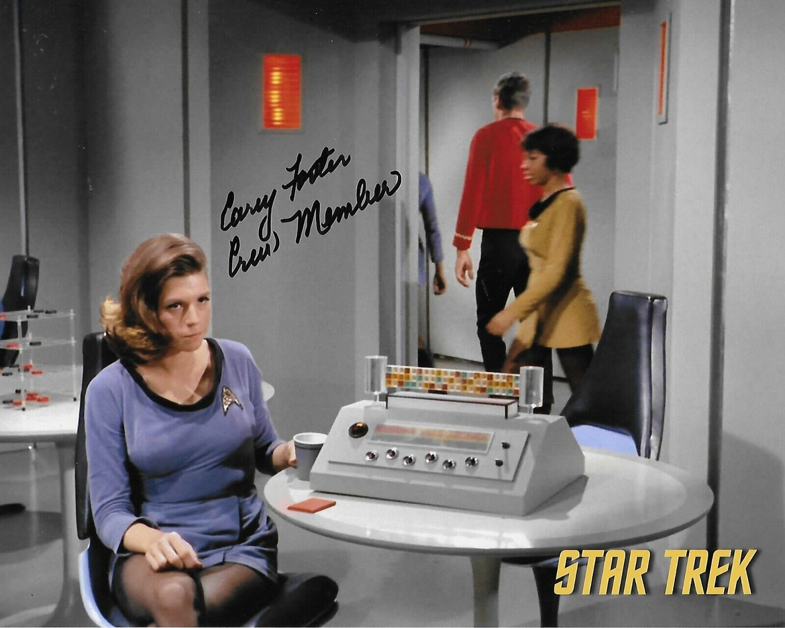 Carey Foster Star Trek Original Autographed 8X10 Photo Poster painting signed at Hollywood Show