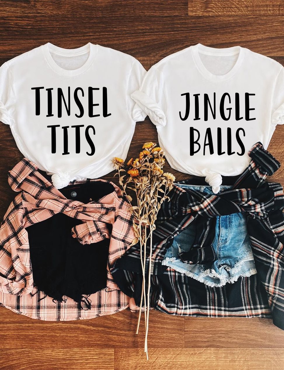 Jingle Balls and Tinsel Tits T-Shirt