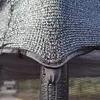 Round Sun Protection Canopy Tear  Weather  Outdoor Protector Multi Purpose Full Coverage Sunshade for Backyard Garden Lawn Patio Use