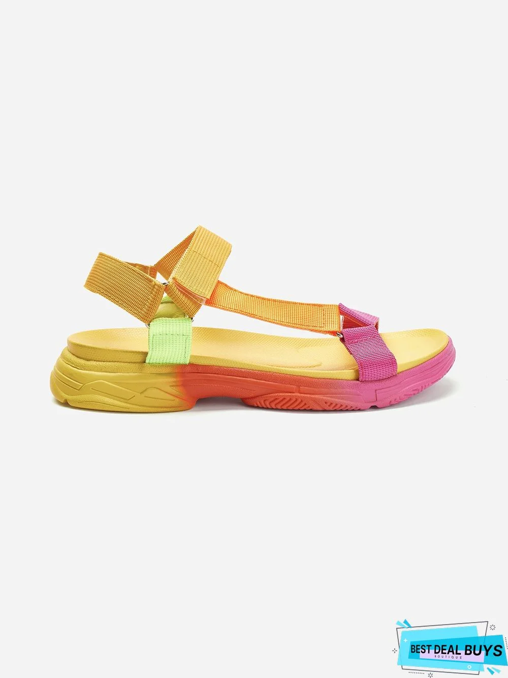 Ladies Strap Plain Colored Sandals