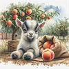 Lamb-11CT Stamped Cross Stitch 40*40cm/15.75*15.75in tapestrymarket