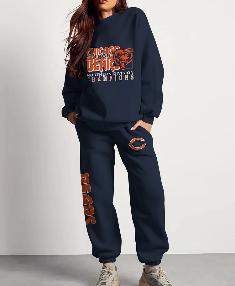 Chicago Bears  3D sweatsuit and sweatpants 2 piece outfits