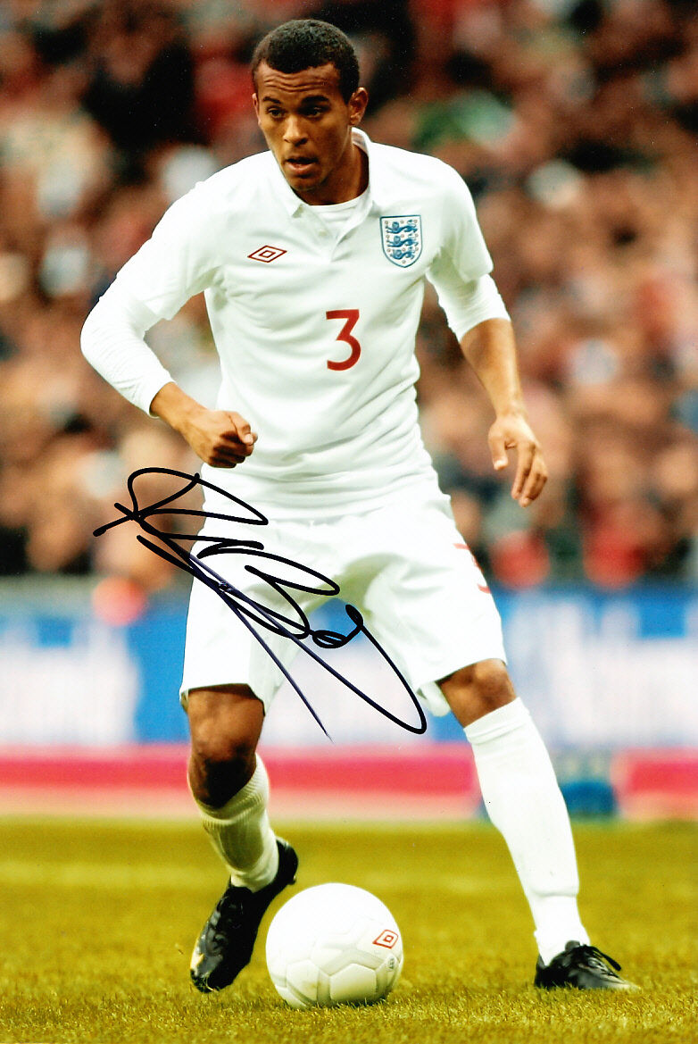 England Ryan Bertrand Hand Signed Photo Poster painting 12x8.