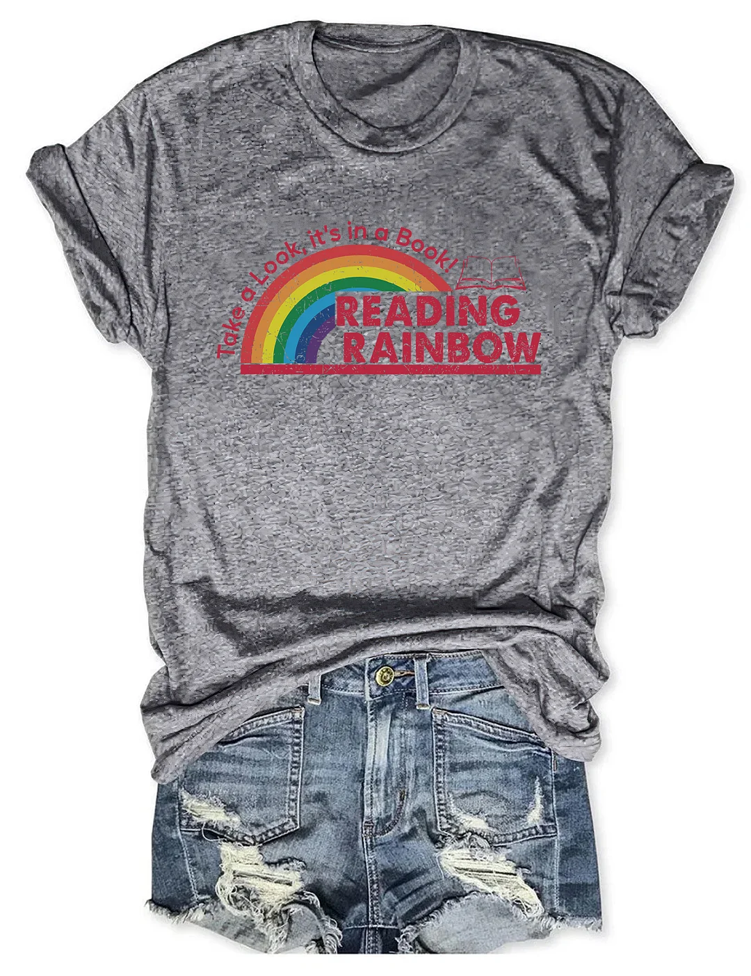 Take A Look It's In A Book Reading Rainbow T-shirt