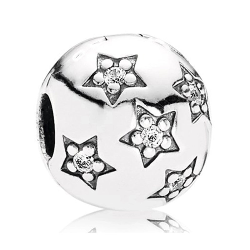 1 PC/Package Metal Rhinestones Plating Inlay Polished Pendant Beads