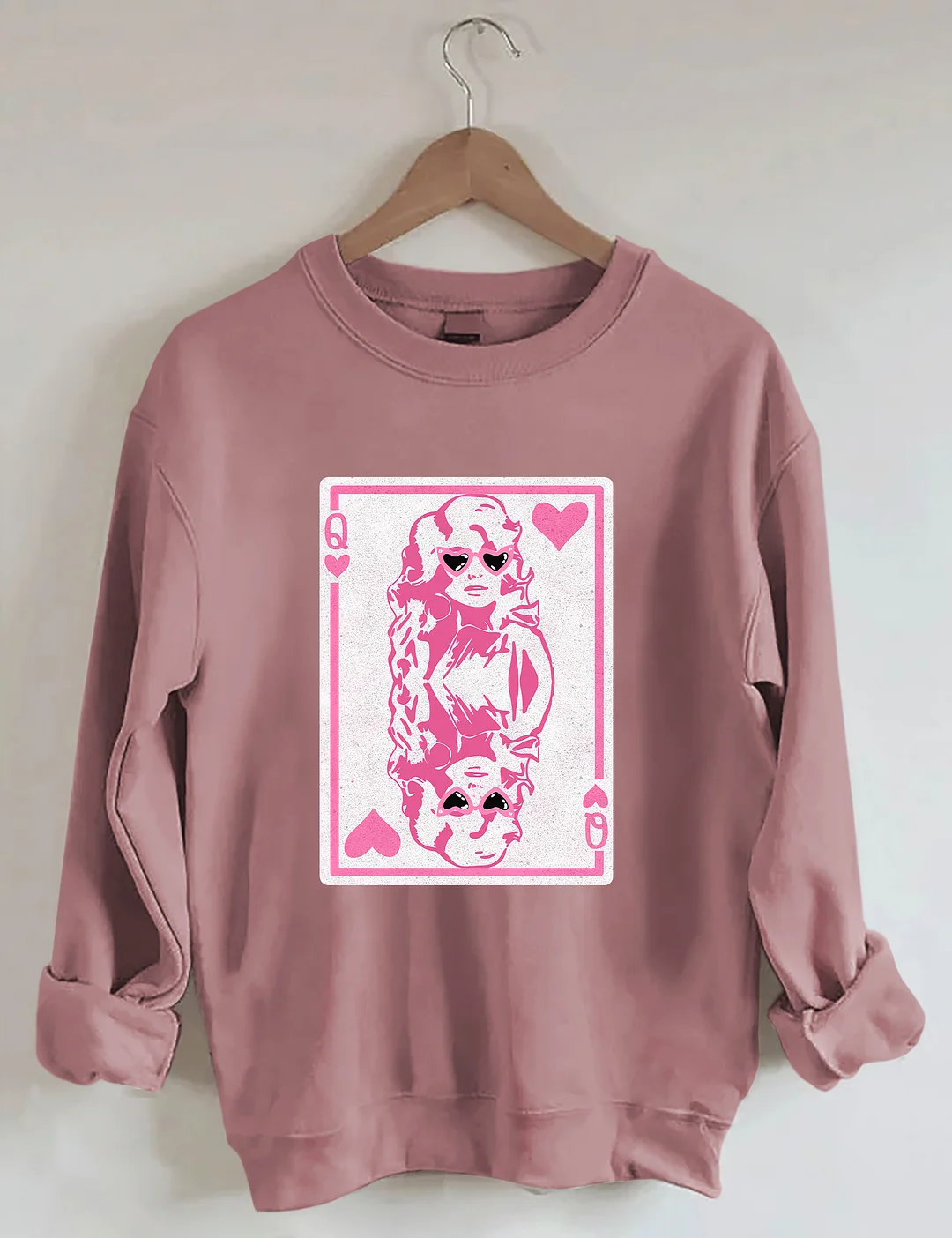 Valentine's Day Queen Of Hearts Sweatshirt