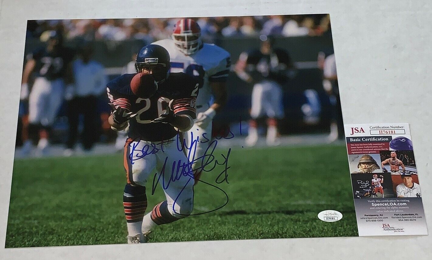 Matt Suhey signed Chicago Bears 11x14 Photo Poster painting autographed Super Bowl XX 2 JSA