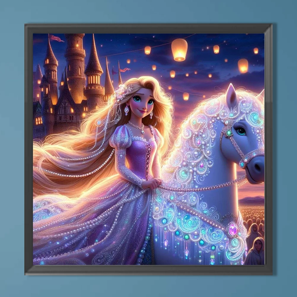 Diamond Painting - Full Round Drill - Princess Rapunzel(Canvas|40*40cm)