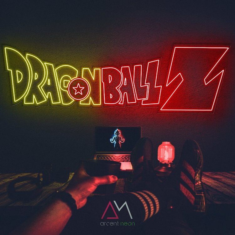 Dragon Ball Z Neon Sign Anime Naruto Neon Sign Game Room Decor Goku Neon Lights Bedroom Neon Sign Dragon Ball Wall Neon Sign Anime Neon Light