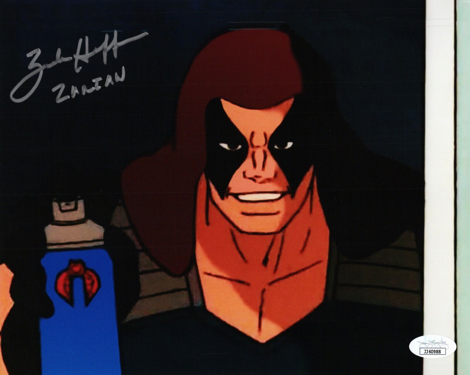 ZACK HOFFMAN Authentic Hand-Signed G.I.JOE ~ ZARTAN