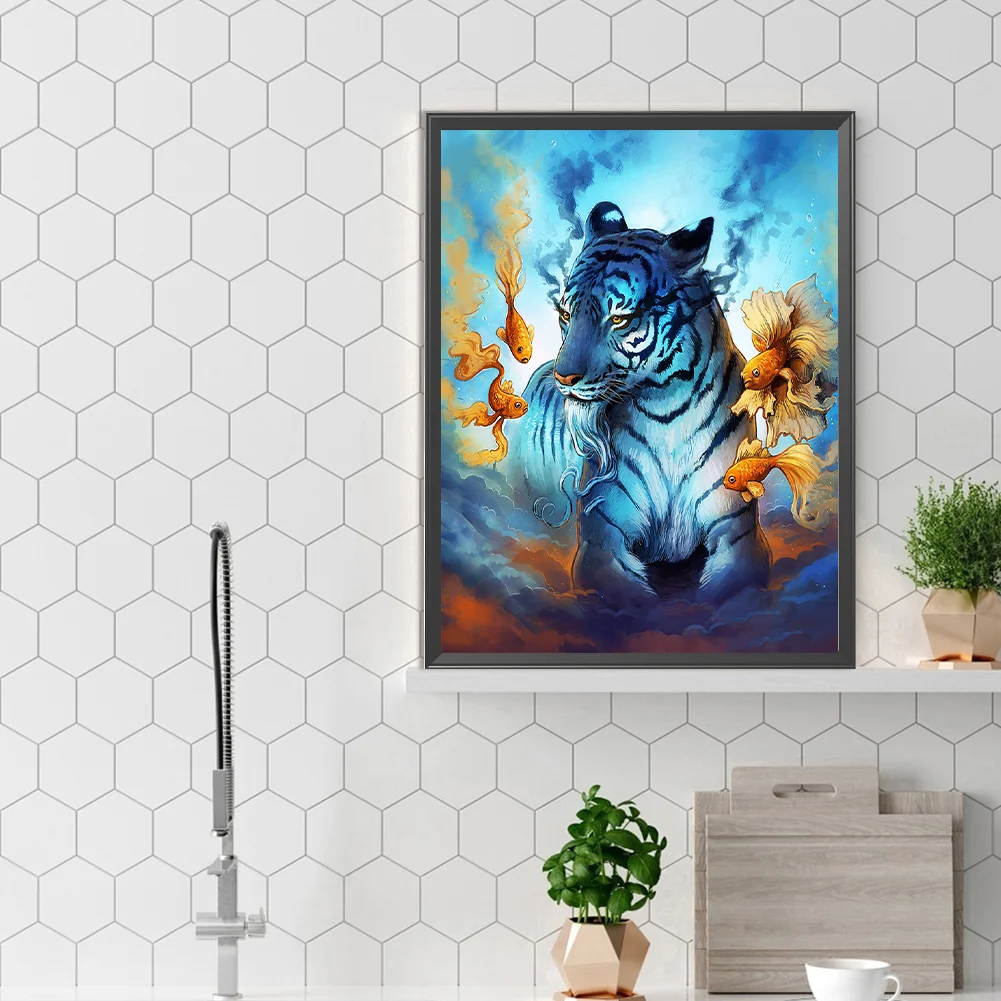 Diamond Painting - Full Square Drill - Tiger(Canvas|35*45cm)