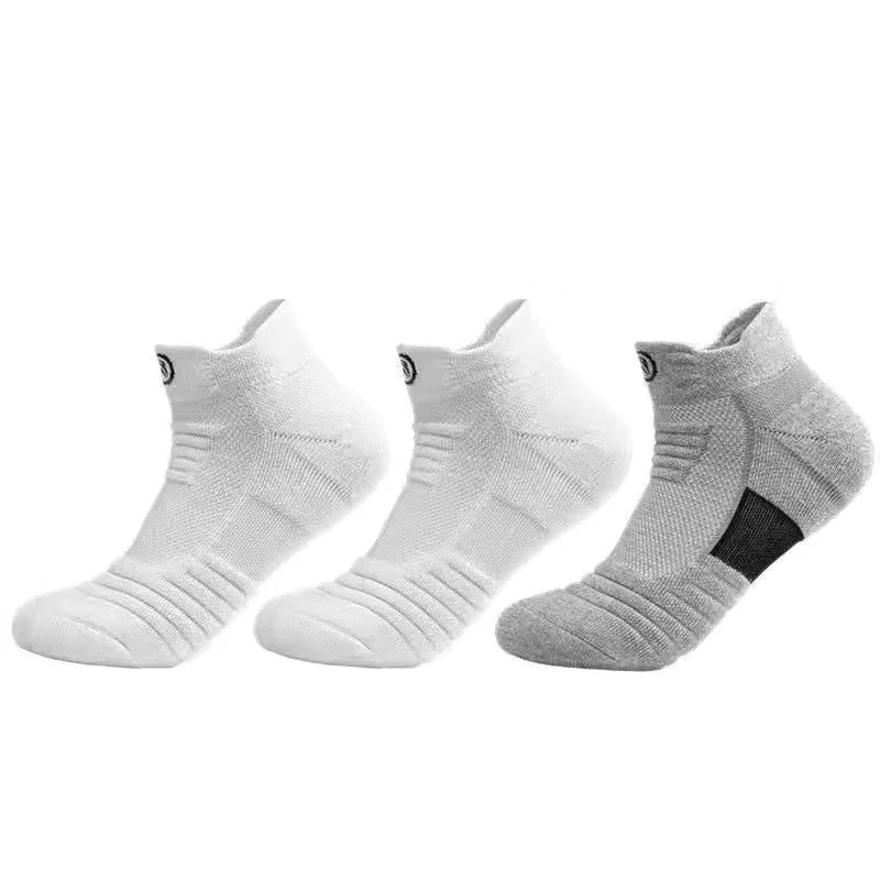 Aonga 3pairs/lotMen Cycling Sock Breathable Outdoor Basketball Socks Protect Feet Wicking Bike Running Football Sport Socks Men Socks