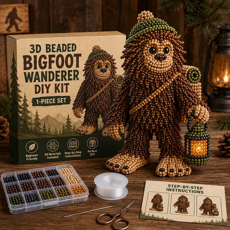 3D Beaded Cryptid & Fantasy Creature DIY Kit &ndash; Make Your Own Magical Collectible Figure