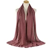 Plain Color Soft Chiffon Long Gauze Shawl Women Hijab