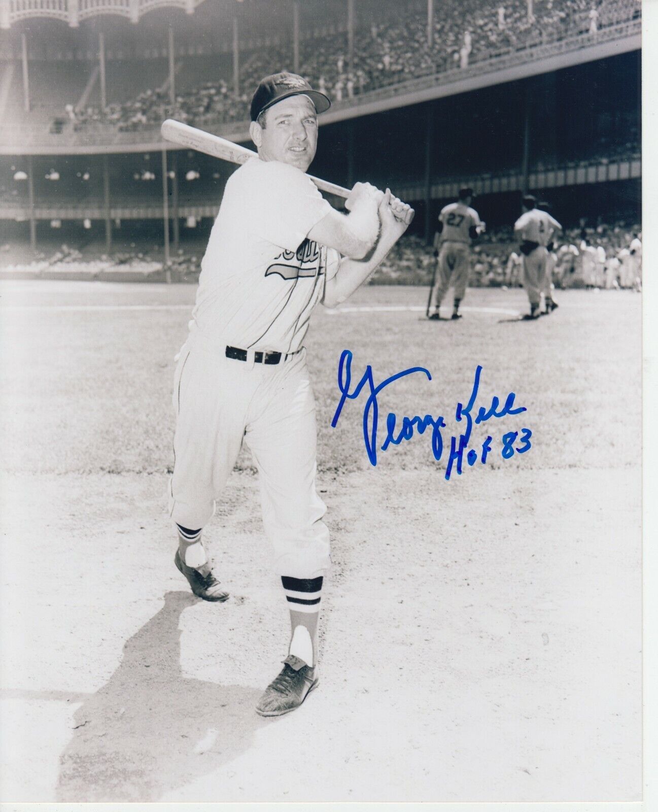 George Kell 8x10 Signed Photo Poster painting w/ COA Baltimore Orioles #1