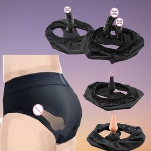 300px x 300px - Chastity Panties with Dildo and Anal Plug || Fabric Underwear BDSM Restraint || Adult Sex Toys LGBT Couples || Pegging Solo Public Lesbian