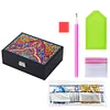 DIY Diamond Painting PU Partial Special Shaped Mandala Diamond Art Bracelet Organizer Storage Box Kit