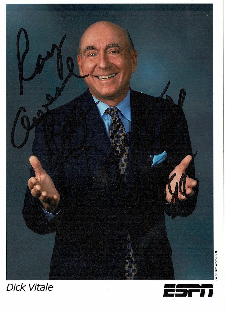 Dick Vitale signed autographed Photo Poster painting! AMCo! 13888