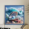 Beach Scenery Shells-11CT Stamped Cross Stitch 50*50cm/19.69*19.69in tapestrymarket