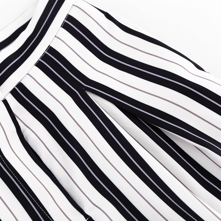 Ootddress High Waist Zebra Printed Women's Pants Fashion Loose Patchwork Wide Leg Trousers Contrast Casual Pocket Flared Trousers