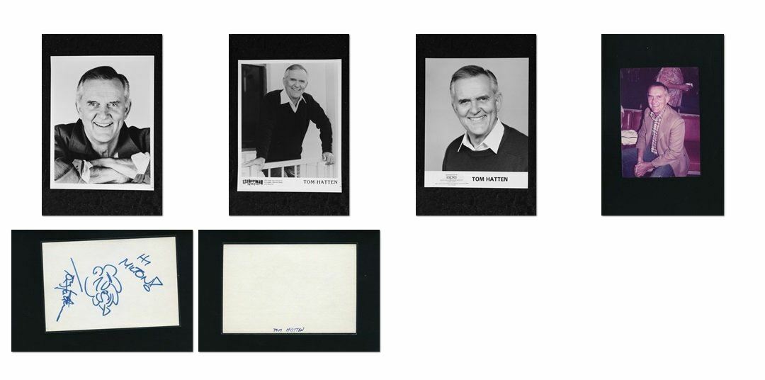 Tom Hatten - Signed Autograph and Headshot Photo Poster painting set - Popeye