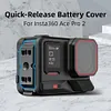 Battery Cover For Insta360 Ace Pro 2 Vertical Shooting Quick Release Adapter