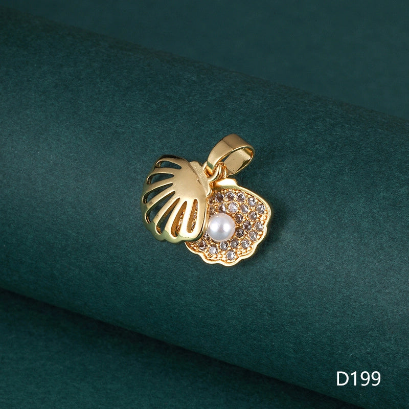 1 Piece 1-2cm Copper Zircon Geometric Jewelry Accessories Pendant