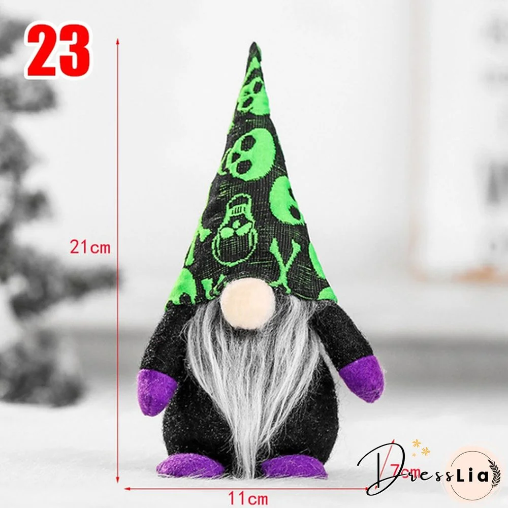 30Styles Swedish Tomte Dwarf Rudolph Gnomes Dwarf Halloween Gift Faceless Plush Doll Elf Doll Ornament