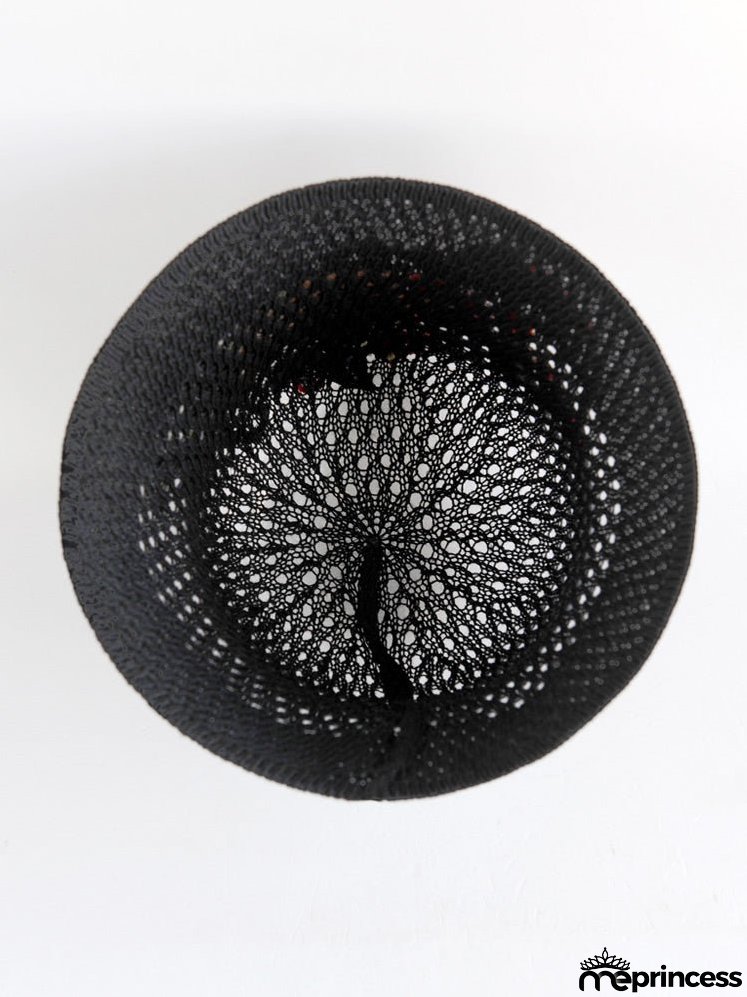 Ethnic embroidered flowers in summer breathable hollow sunscreen fisherman hat female sunshade Joker bucket hat Sun basin hat