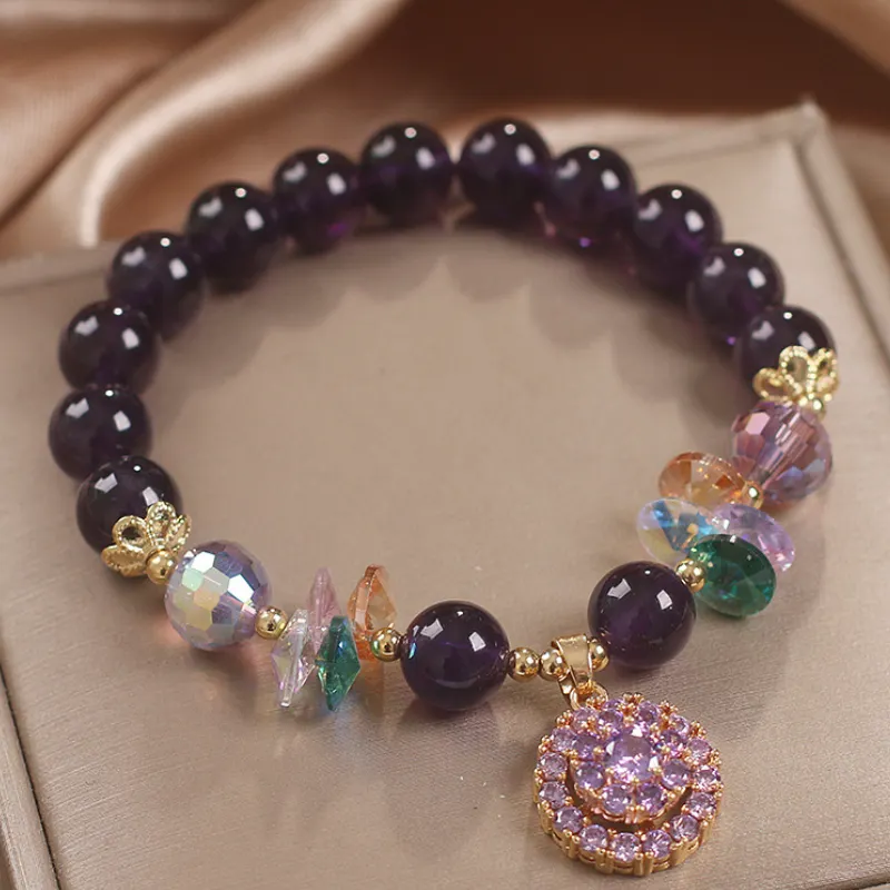 Sunlight Natural Amethyst Bracelet
