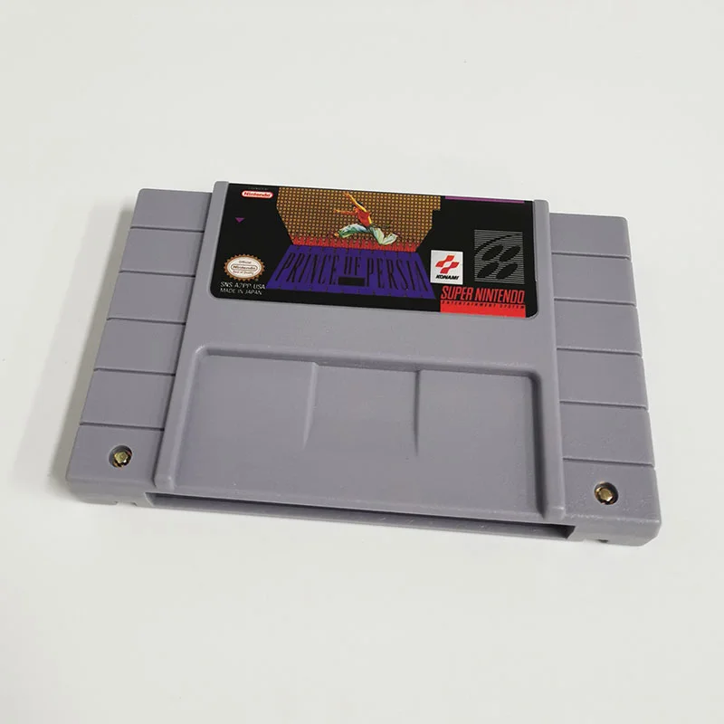 Prince of Persia SNES For Super Nintendo Entertainment System - 16 Bit US Version Game Cartridge