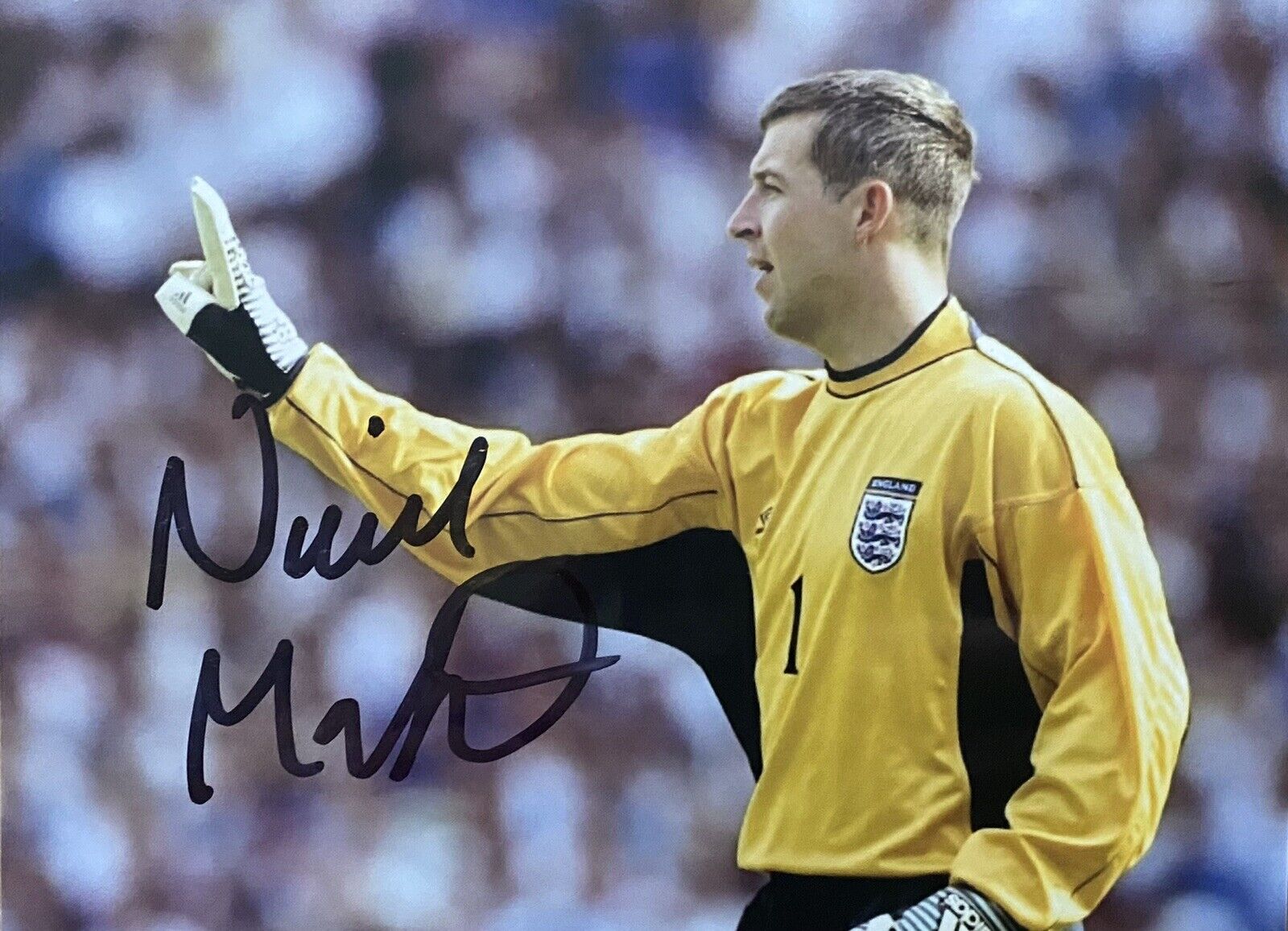 Nigel Martyn Genuine Hand Signed England 6X4 Photo Poster painting