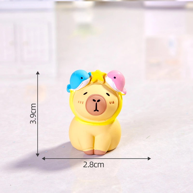 Animal Simulation Model Animal Capybara Resin Toys