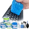 Fesciory 4 Pack Keyboard Cleaner - Universal Car Vent Cleaning Kit, Detailing Cleaning Gel Putty for Car Dash, Printers, Calculators, Speakers