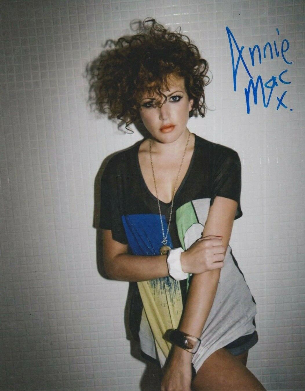 Annie Mac *HAND SIGNED* 10x8 Photo Poster painting ~ AUTOGRAPHED