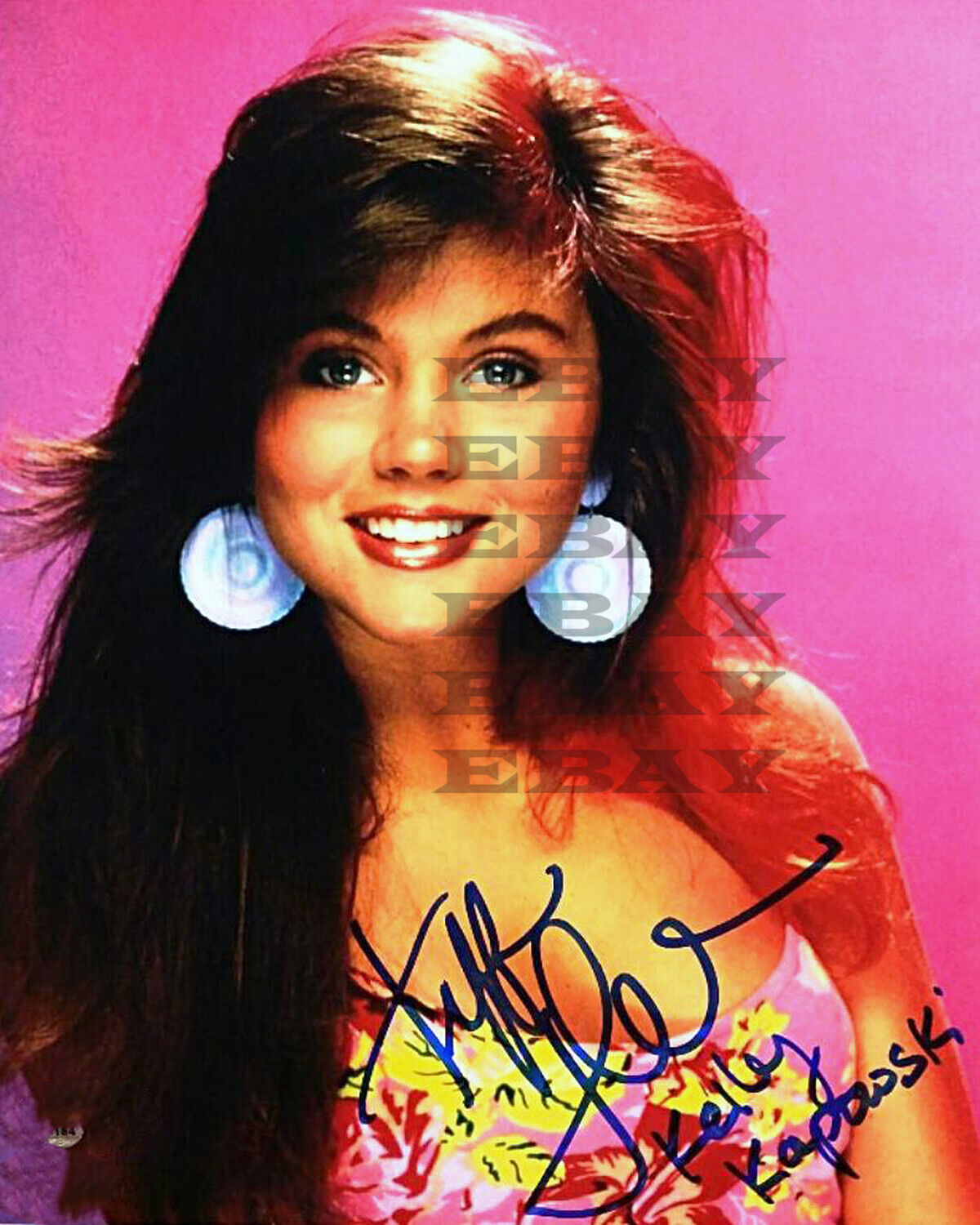 Tiffani Thiessen Saved By the Bell Autographed Signed 8x10 Photo Poster painting Reprint