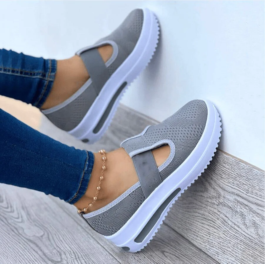 Qengg 2022 Women's Vulcanized Shoes Spring and Summer New Single Shoes Women's Sports Style Thick Bottom Single Shoes Women
